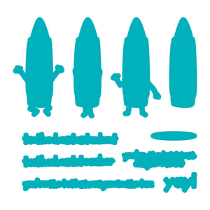 Crayon Creations -  (Dies Only) Coordinates with the Clear Stamp of the Month