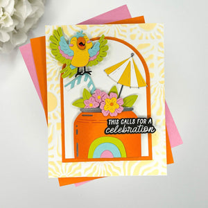 Burst of Summer - Clear Stamp & Die of the Month