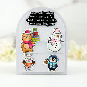 Holiday Besties - (Dies Only) Coordinates with the Clear Stamp of the Month