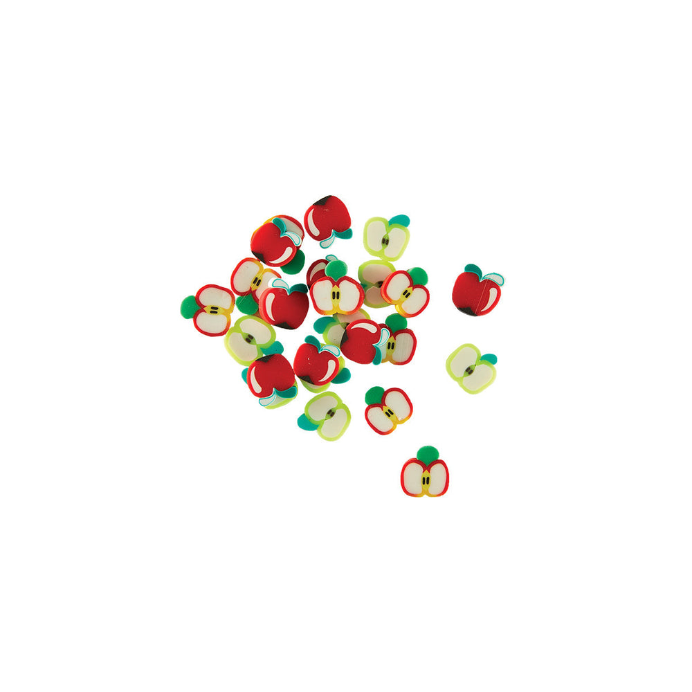 Mini Clay Apples Embellishments