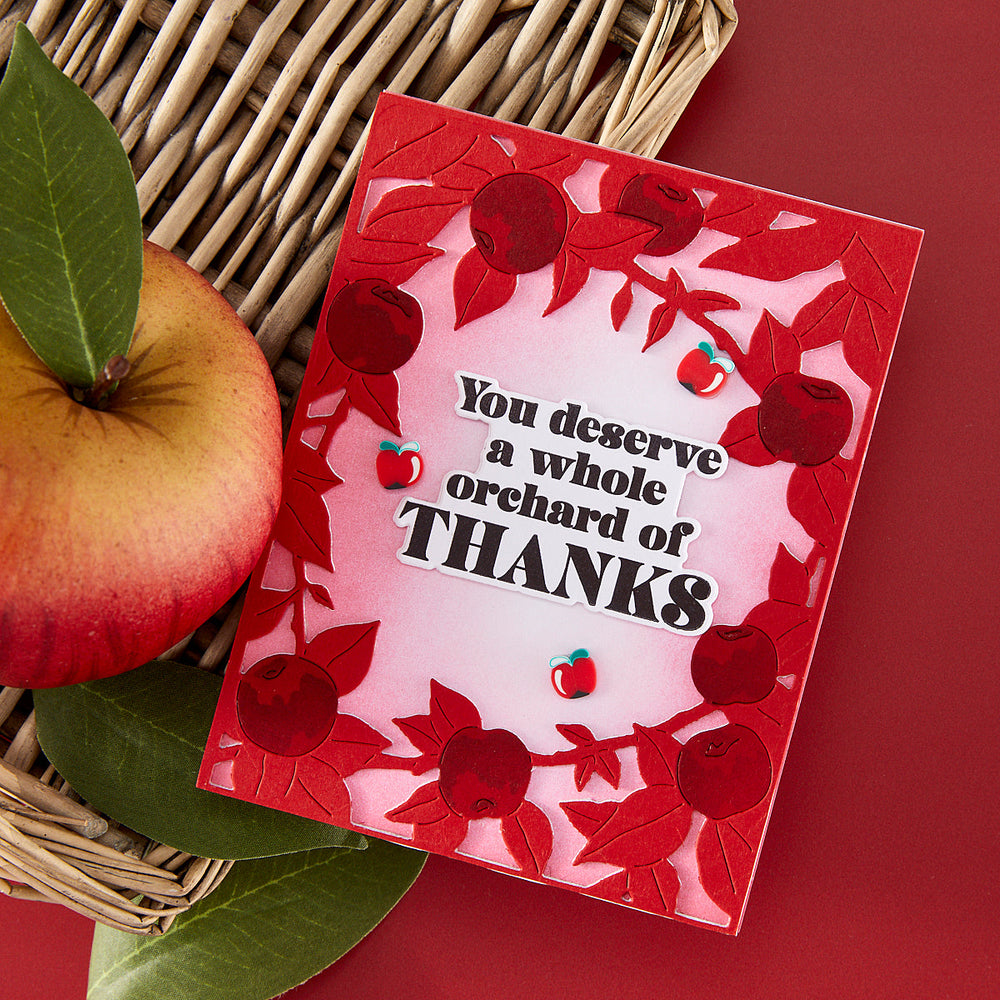 Mini Clay Apples Embellishments
