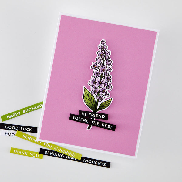 No One Lilac You Clear Stamp Set