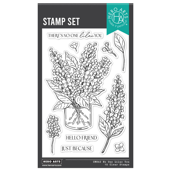 No One Lilac You Clear Stamp Set