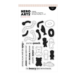 Let's Stick Together Stamp Set by Carly Tee
