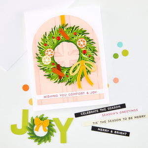 Winter Wreath Die Set