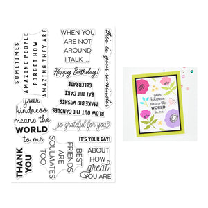 Say It Inside & Out Stamp Set