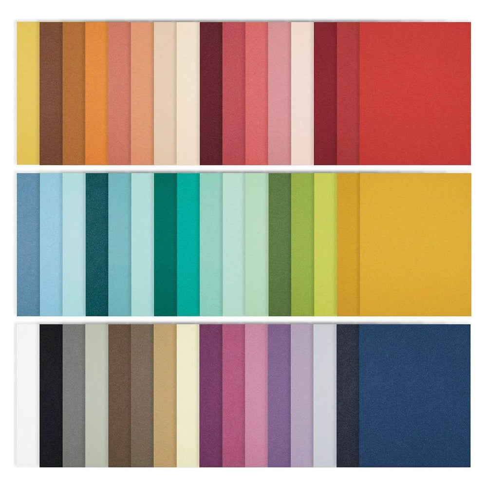 The Full 48 ColorWheel Cardstock Pack 8.5" x 11" - 1 each