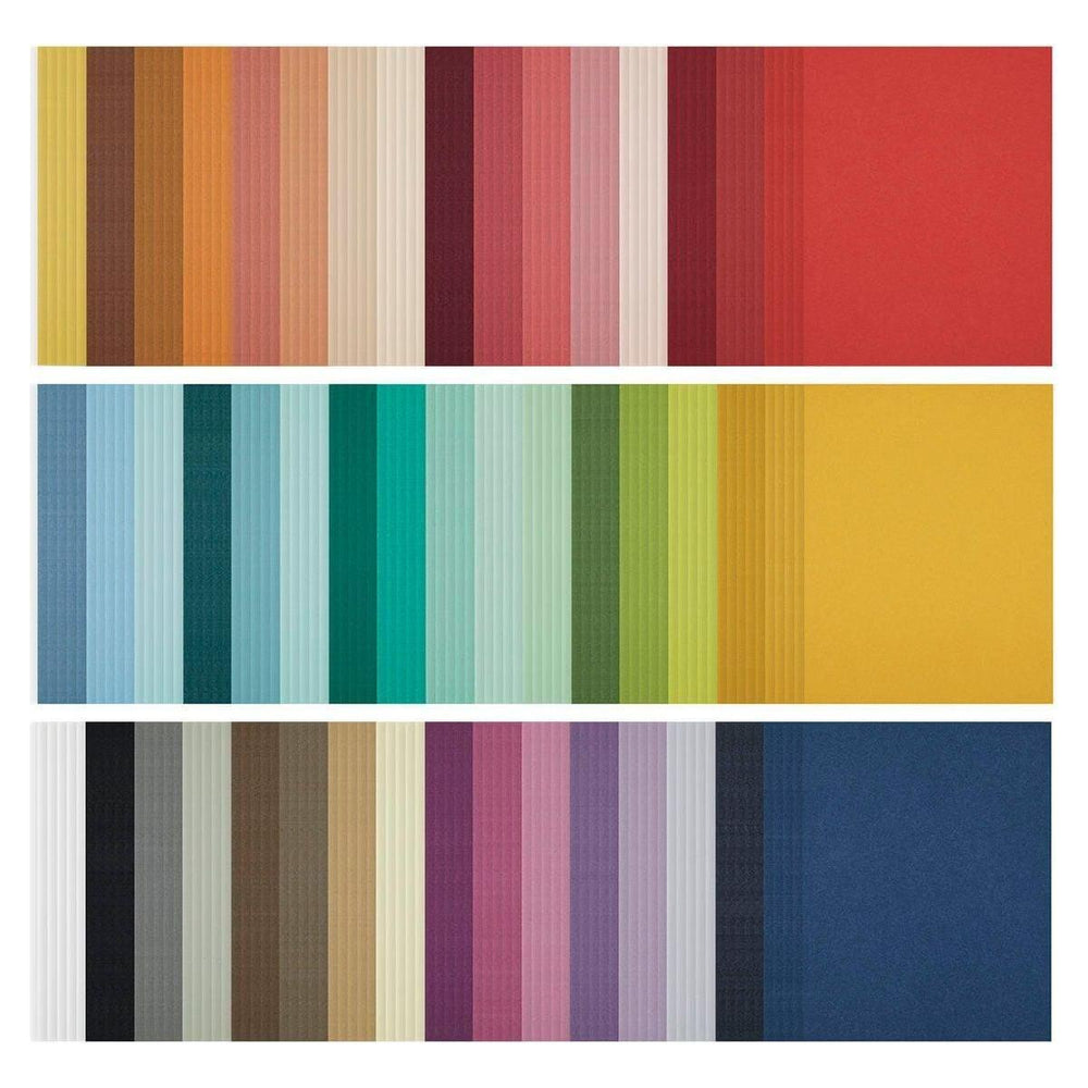 The Full 48 ColorWheel Cardstock Pack 8.5" x 11" - 5 each