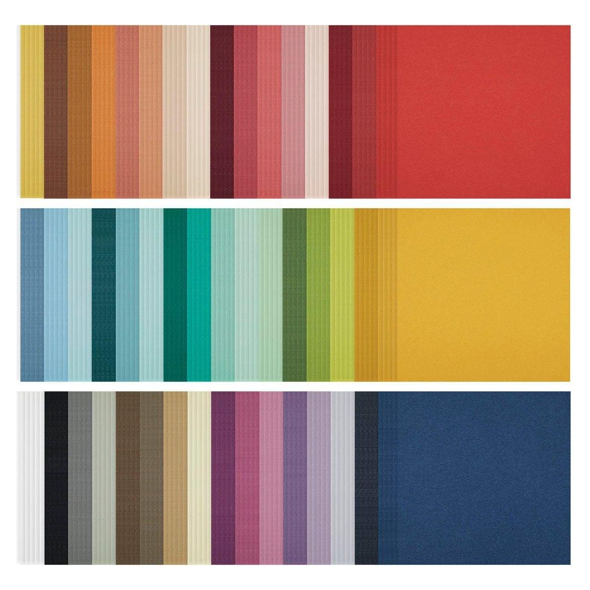 The Full 48 ColorWheel Cardstock Pack 12