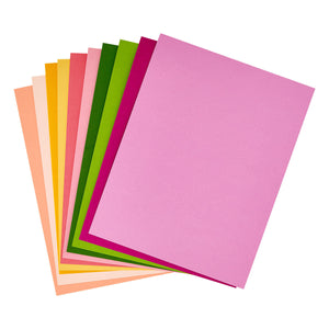 Blooms ColorWheel Cardstock Assortment 8.5 x 11" - 10 Sheets