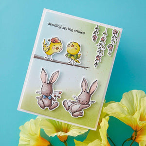 Spring Smiles -  Clear Stamp of the Month
