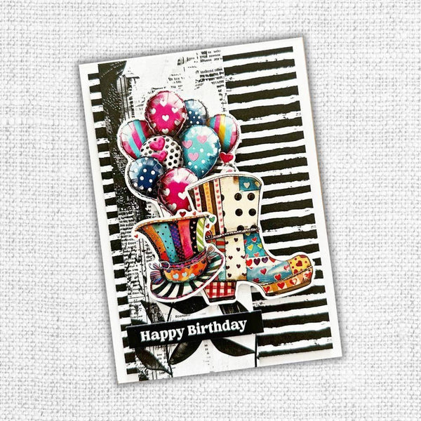 Paper Rose - Inky Splash 12x12 Paper Collection