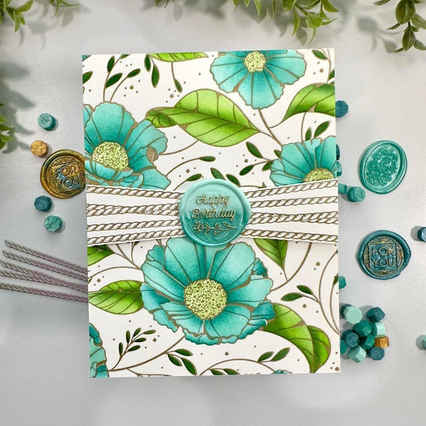 Cosmos Backdrop Press + Foil Plate
