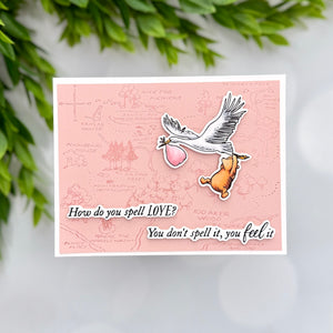 Sweet Sentiments Press + Foil Plate & Die Set with Simple Stories