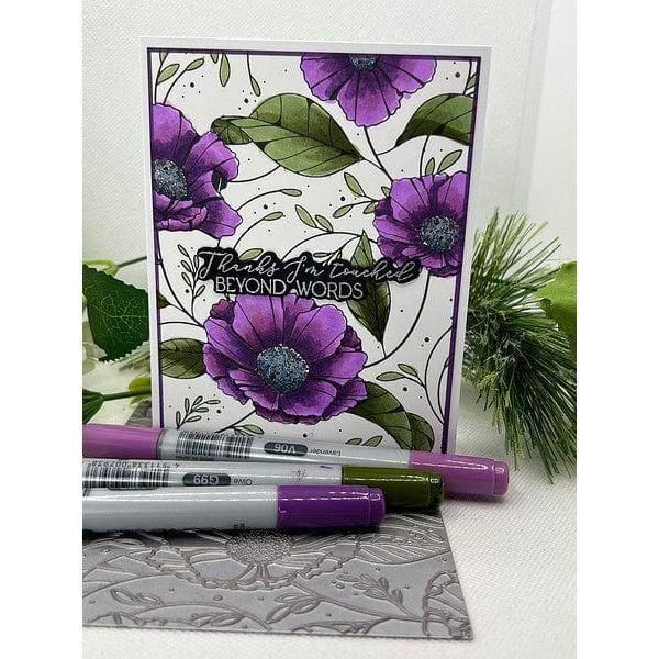 Cosmos Backdrop Press + Foil Plate