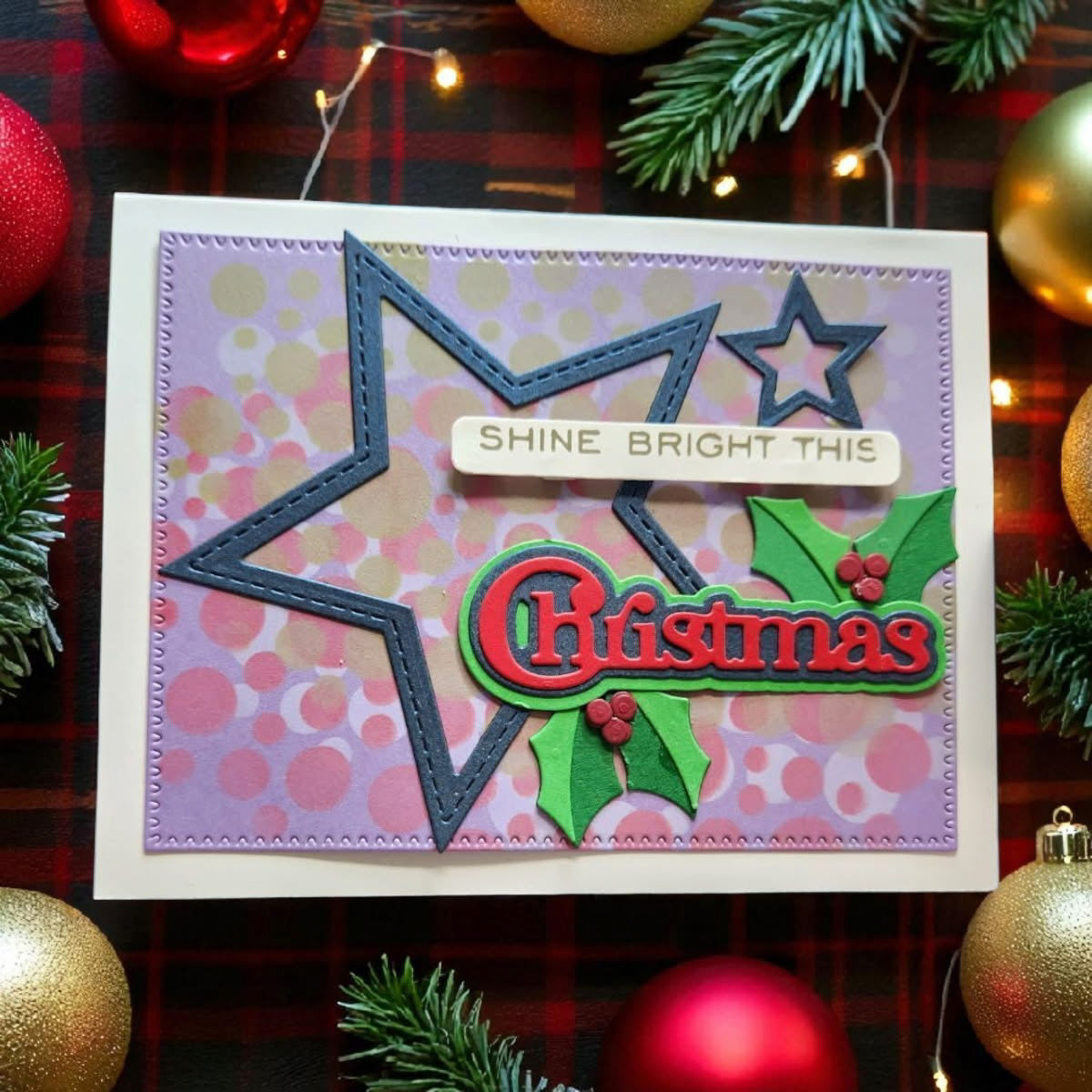 Essential Stars Etched Dies from the All About Christmas