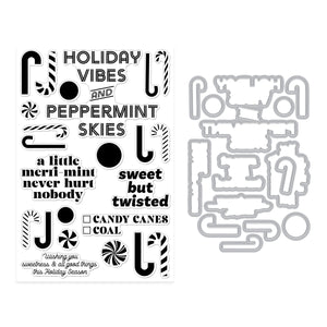 A Little Merri-Mint Stamp & Cut