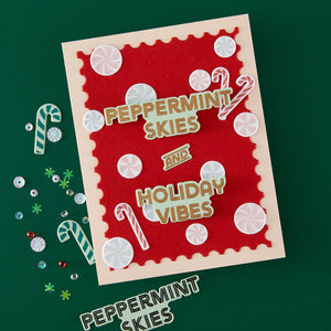 A Little Merri-Mint Clear Stamp Set