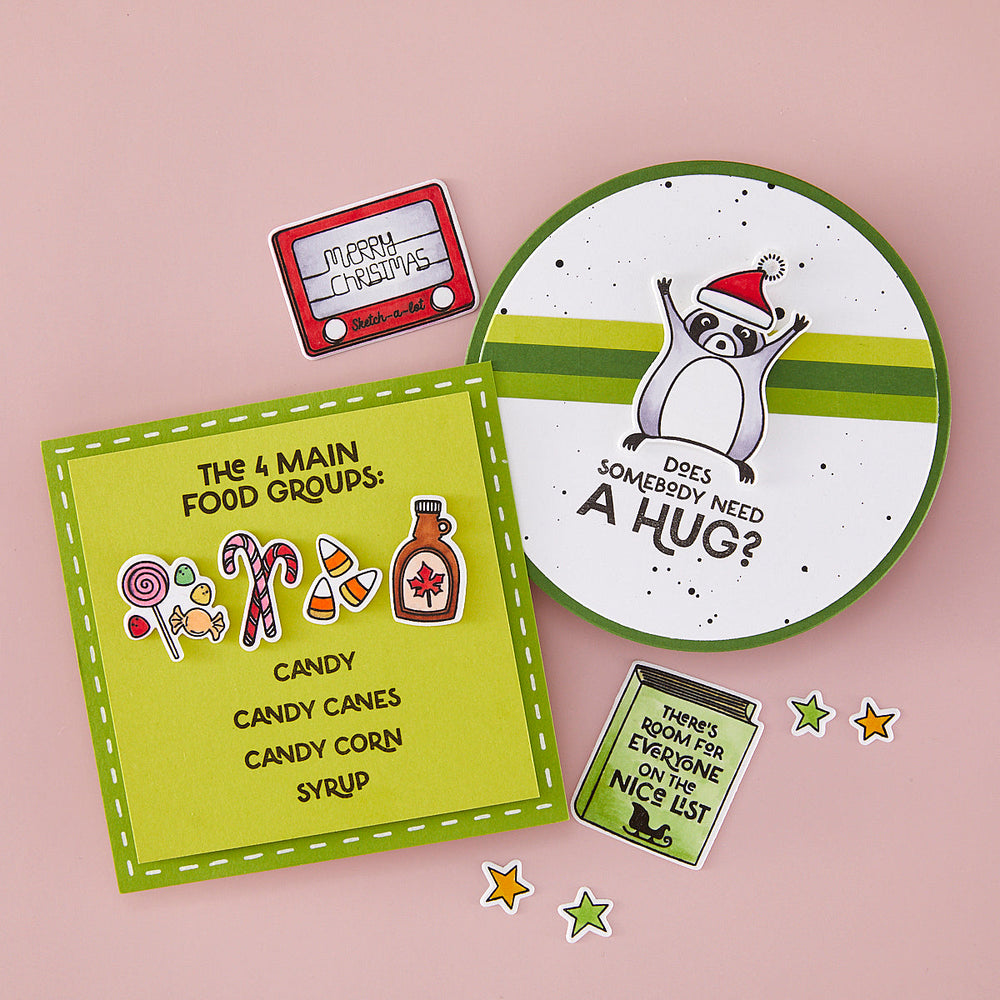 Hero Arts Santa Fuel Clear Stamp Set from the Yule Fuel Collection