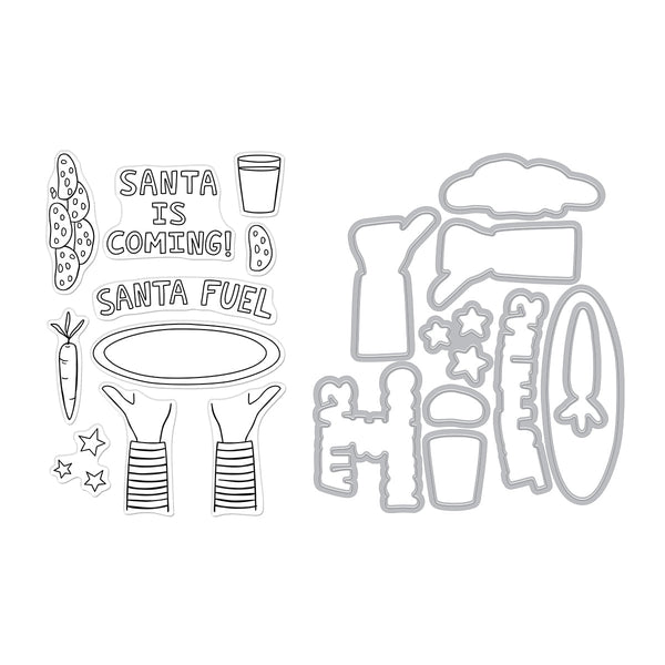 Santa Fuel Stamp & Cut Set
