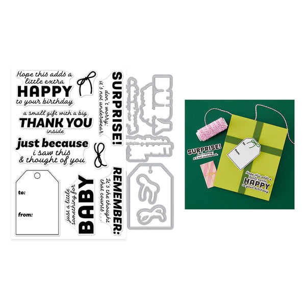 Just Because Stamp & Cut Set