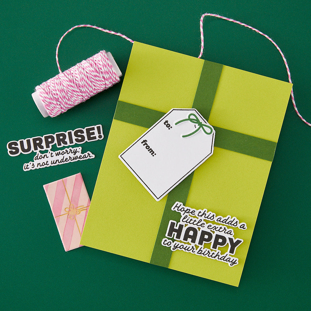 Just Because Stamp & Cut Set