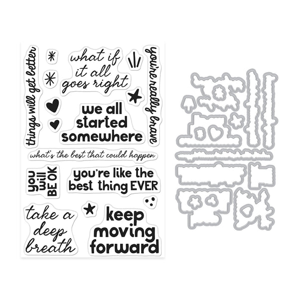 We All Started Somewhere Stamp & Cut Set