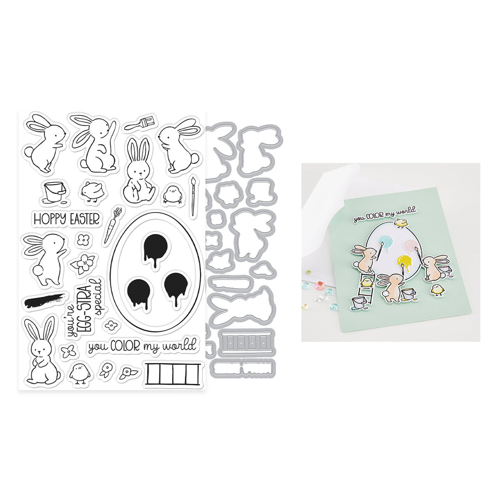 Color My World Stamp & Cut Set