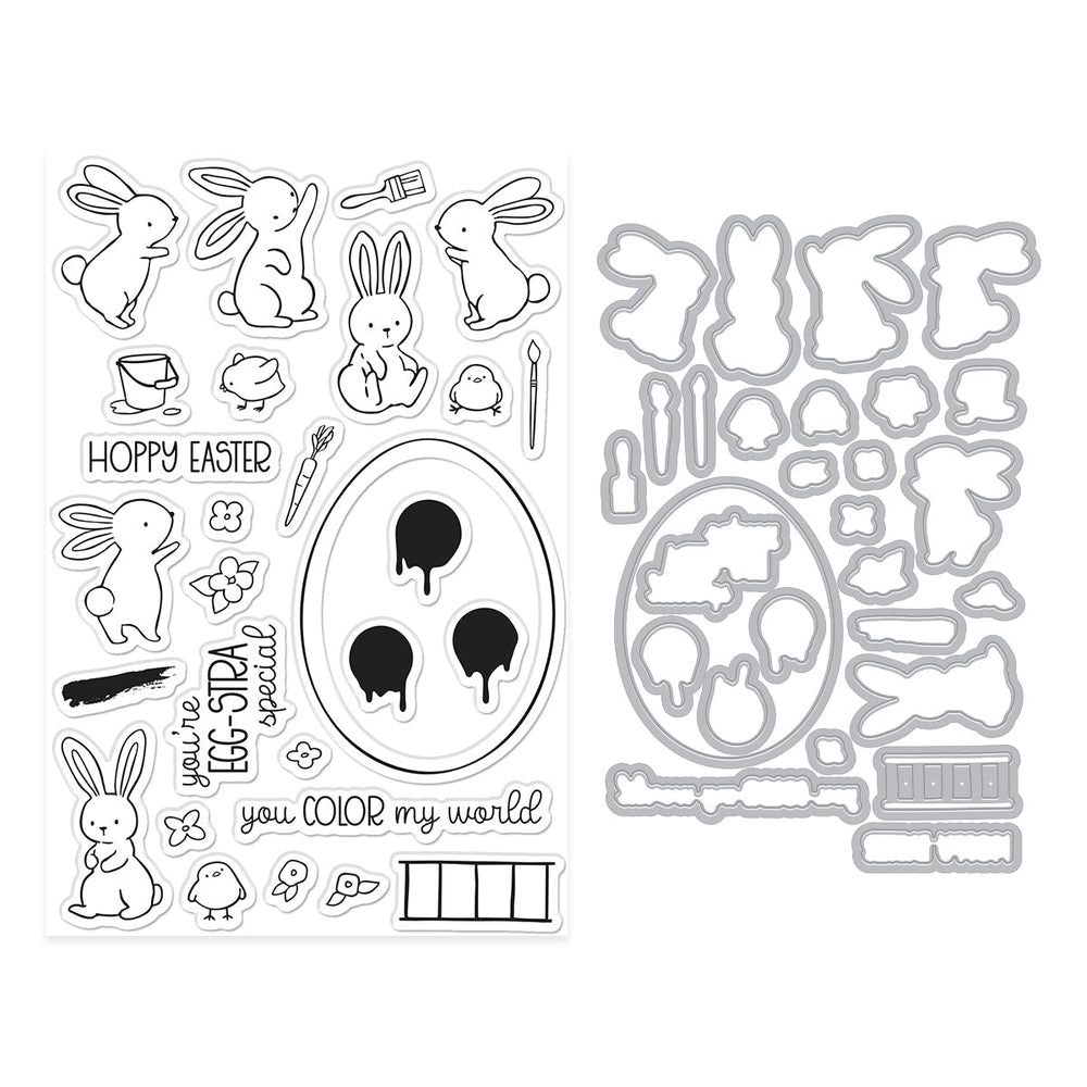 Color My World Stamp & Cut Set