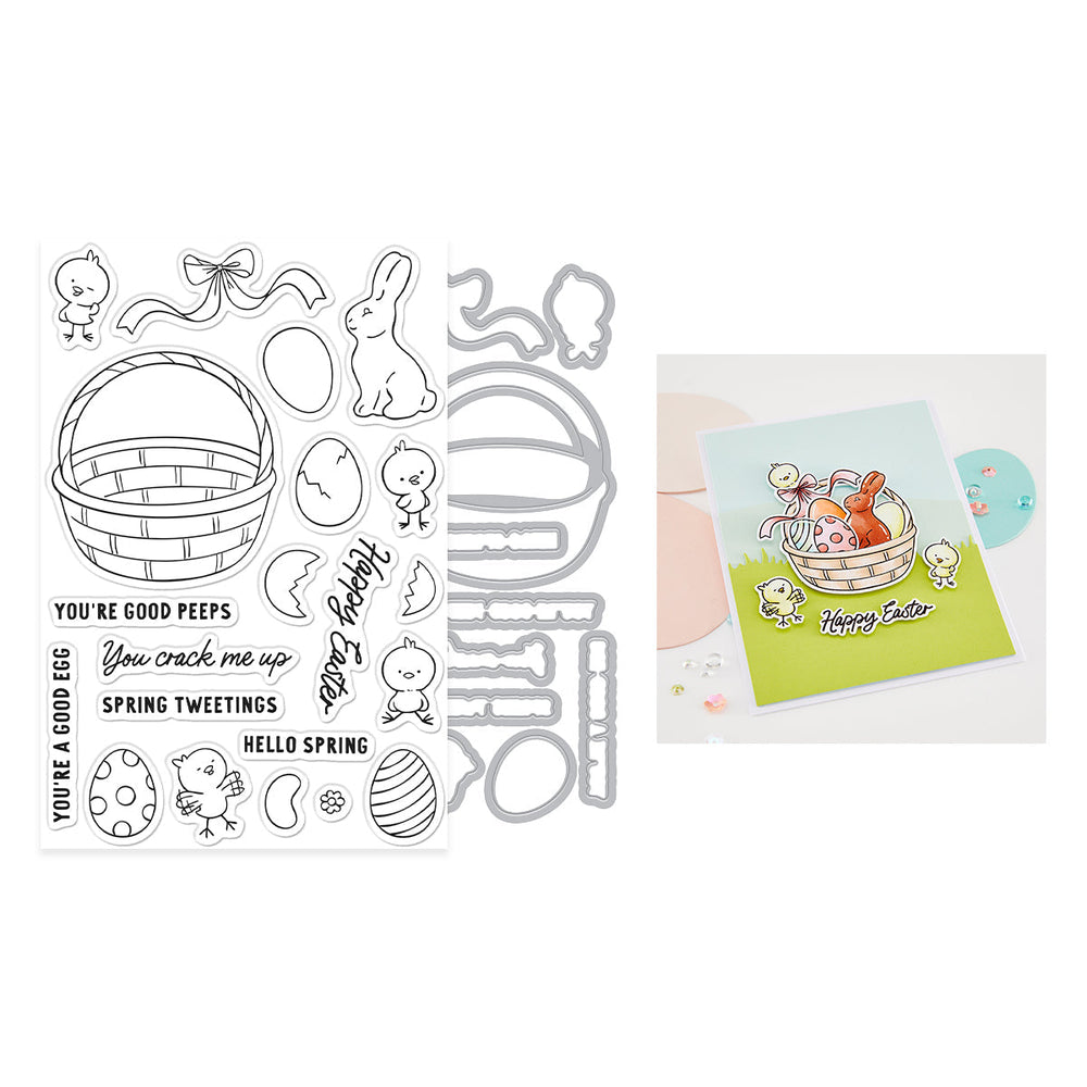 Spring Tweetings Stamp & Cut Set