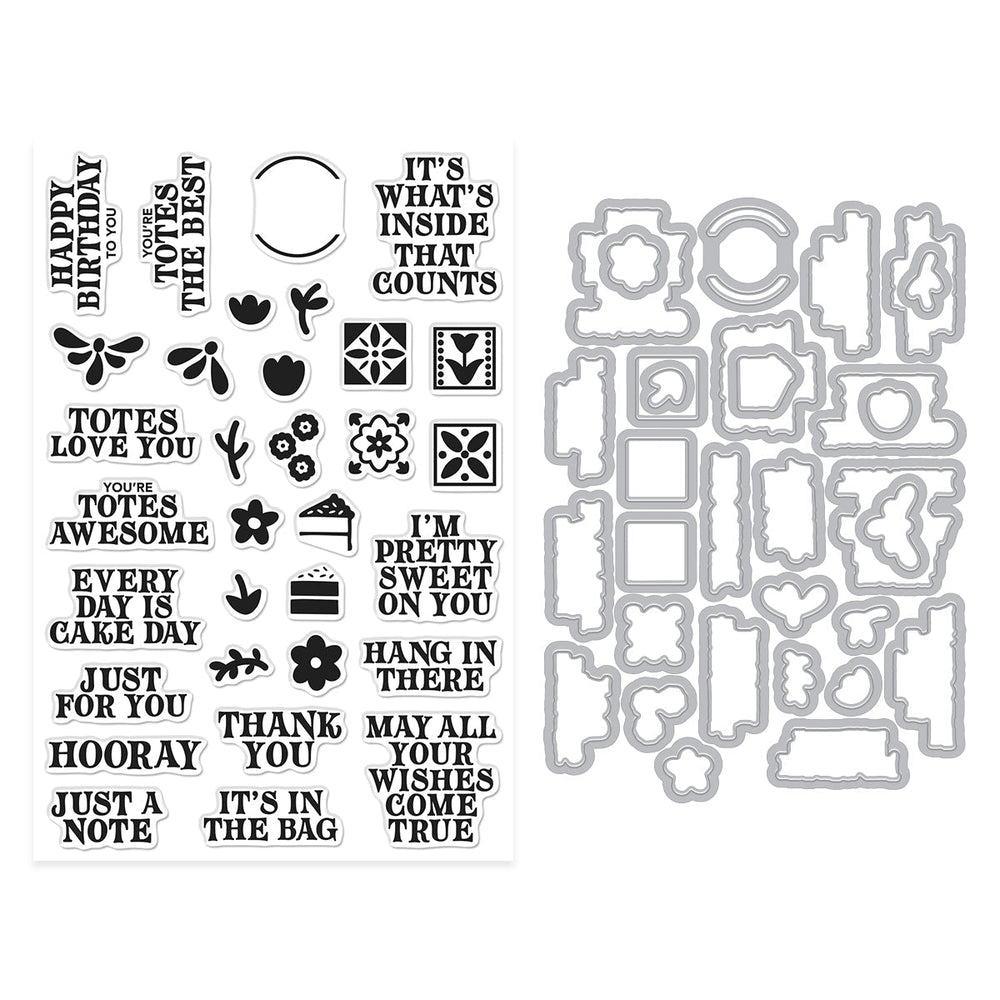 Totes the Best Stamp & Cut