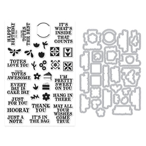 Totes the Best Stamp & Cut