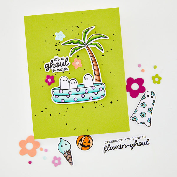Beach Boos Stamp & Cut