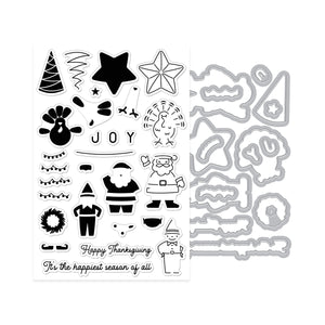 Oh What Fun On Parade Stamp & Cut Set