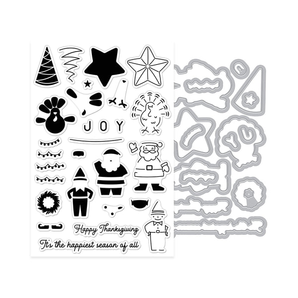 Oh What Fun On Parade Stamp & Cut Set