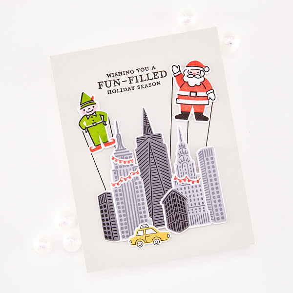 Oh What Fun On Parade Stamp & Cut Set