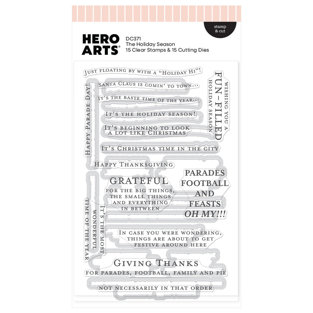 The Holiday Season Stamp & Cut Set