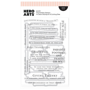 Oh What Fun The Holiday Season Stamp & Cut Set
