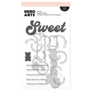 Sweet Wishes Stamp & Cut by Carly Tee