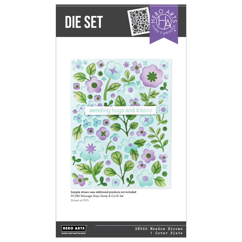 Meadow Blooms Die & Stencil Bundle