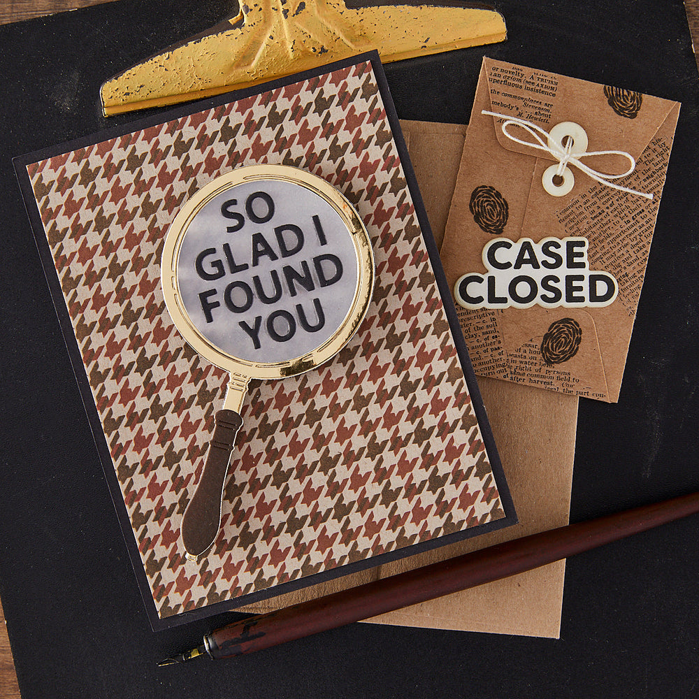 Houndstooth Layering Stencils from the Case Closed Collection