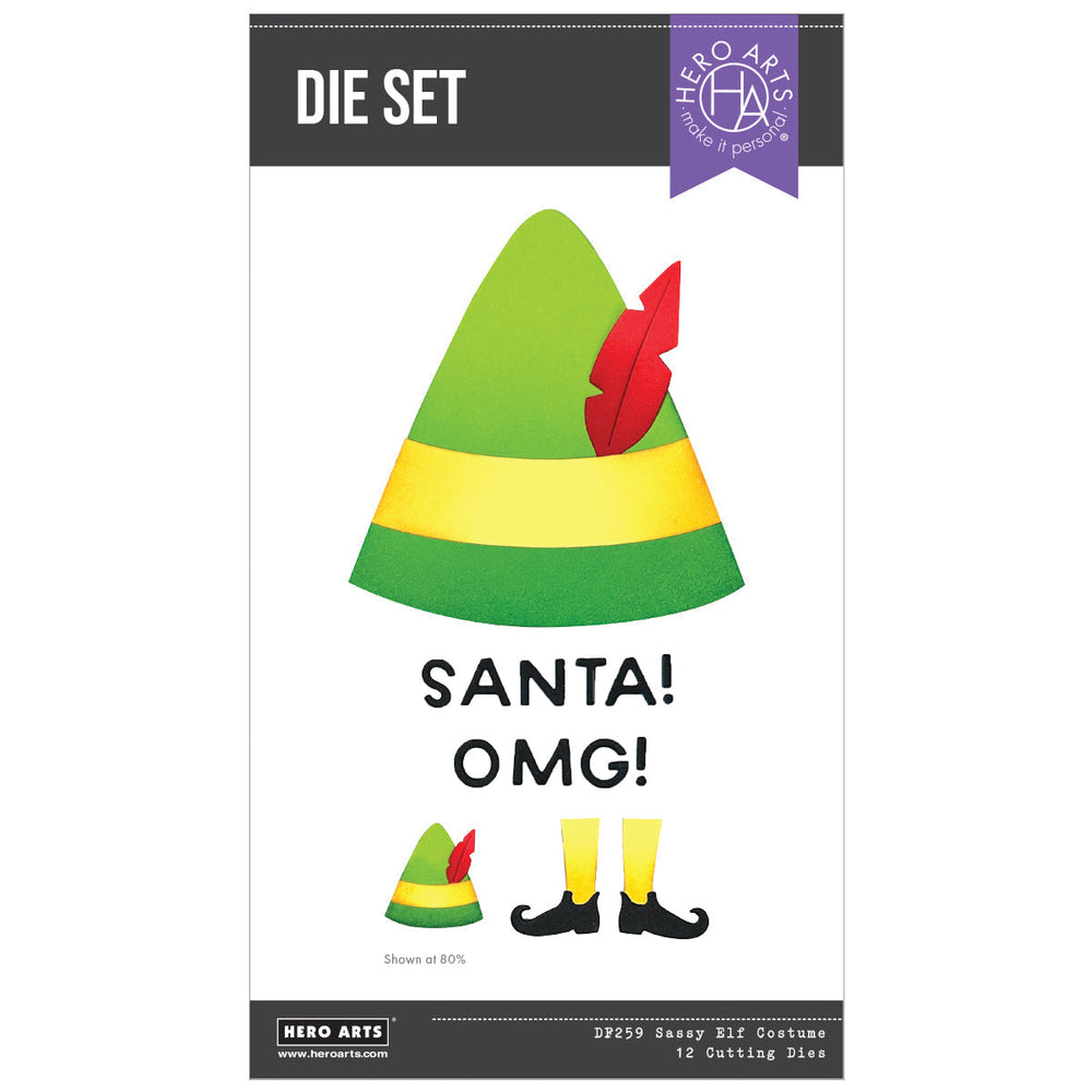Sassy Elf Costume Die Set