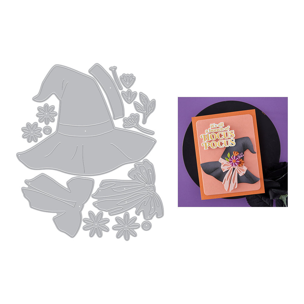 Hero Arts The Witch’s Hat Etched Dies from the Hocus Pocus Collection