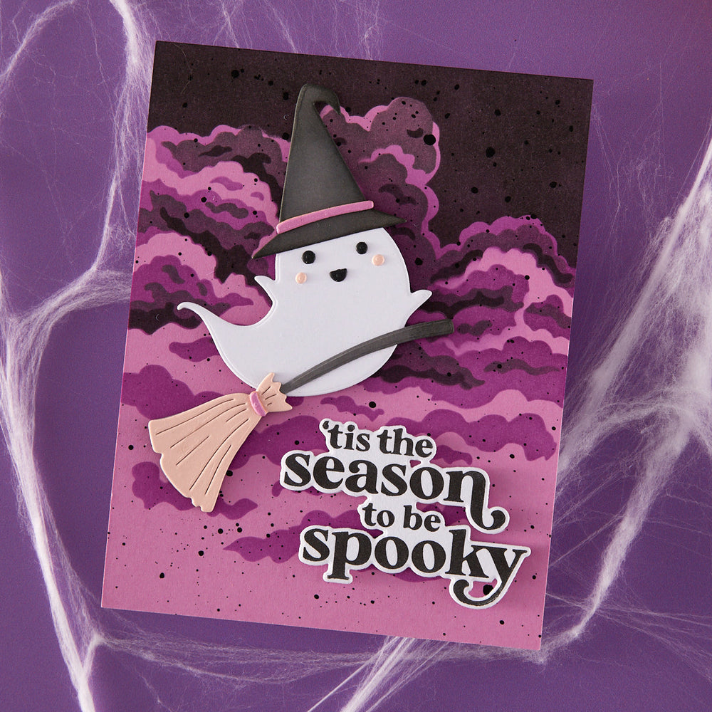 Hero Arts Boo to You Etched Dies from the Hocus Pocus Collection
