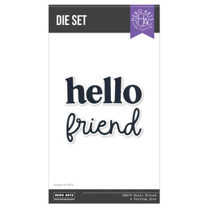 Hello Friend Die Set