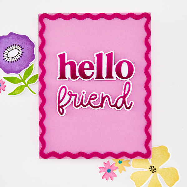 Hello Friend Die Set
