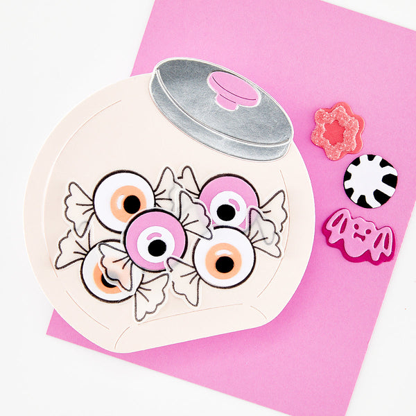 Candy Wrappers Stamp & Cut by Carly Tee