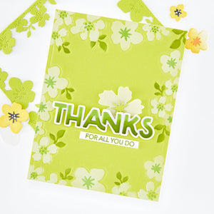 Floral Frame Layering Stencil Set