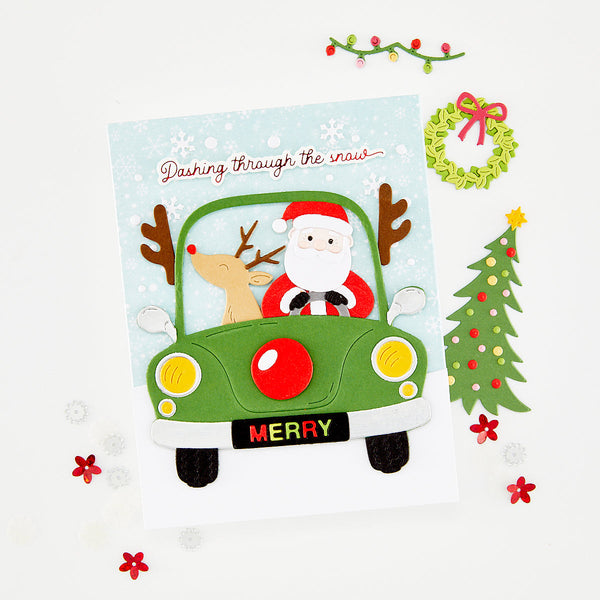 Hero Arts Beep Beep Holiday Extras Die Set