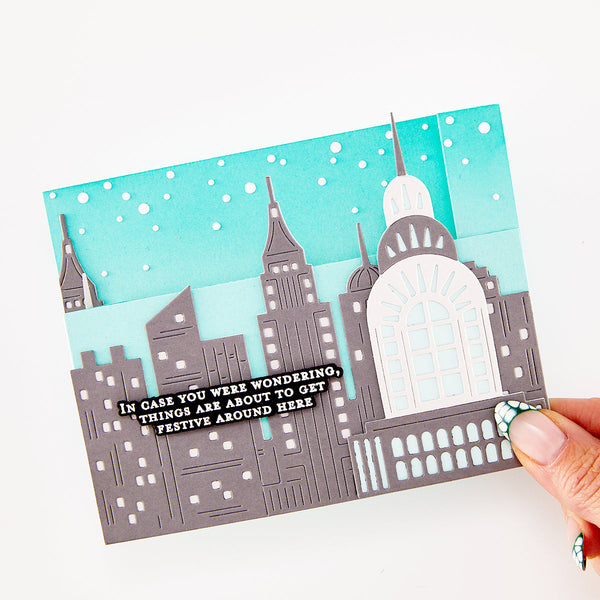 Oh What Fun City Skyline Die Set